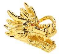 OFFSCH Pièces de Baguette de Sourcier Tête de Dragon en Métal Solide, Accessoires de Divination pour Baguettes Énergétiques et Outils de Feng Shui