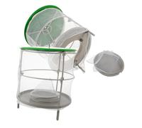 OFFSCH Piège à Mouches Suspendu Protection la Pluie Filet Anti-Mouches pour Jardin Terrasse et Écurie Fabrication Solide en Tissu Maillé Plastique