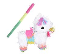 OFFSCH Pinata Mini Animal pour Fête Anniversaire Décoration Papier Solide à Casser avec Bâton Accessoire Photo et Remplissage Bonbons Idée Cadeau Fille et Invités