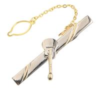 OFFSCH Pince à Cravate Musicale en Cuivre Forme Guitare pour Musiciens, Maintien Cravate Nette, Accessoire Sophistiqué pour Concerts et Fêtes
