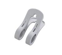 OFFSCH Pinces à Linge Grandes Et Résistantes Plastique PP Antidérapantes Et Anti-Vent pour Quilt Et Vêtements Clips Solides pour Étendoir Extérieur Gris