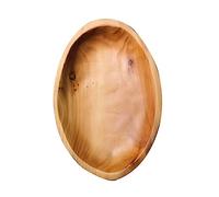 OFFSCH Plateau Bois Ovale Moyen Pour Fruits Et Snacks Plateau De Service Décoratif Léger Et Facile à Nettoyer Adapté Restaurant Café Cuisine Anniversaire