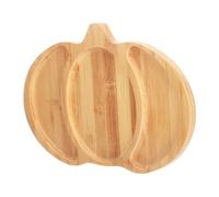 OFFSCH Plateau de Service Robuste Forme de Citrouille Plateau à Snacks pour Thanksgiving et Halloween et Charcuterie avec Compartiments pour Automne et