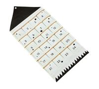 OFFSCH Pochette de Rangement Murale en Tissu Coton avec Plusieurs Compartiments pour Organiser Calculatrices et Téléphones, pour Salle de Réunion ou Entraînement