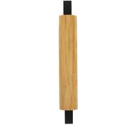 OFFSCH Poignée de Porte en Bois et Alliage D'aluminium Noir 96 Mm | Style Classique Minimaliste, Installation Facile, Forte Capacité de Charge, pour Armoire, Tiroir, Porte et Boîtier