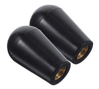 OFFSCH Poignées de Robinet à Bière Prise Sécurisée et Durabilité en Plastique Noir Lot de 2 pour Tireuse à Bières à Usage Domestique