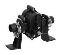 OFFSCH Pompe à amorçage manuel portable en plastique noir pour drainage et arrosage avec perceuse électrique compacte et économique