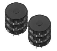 OFFSCH Potentiomètre Rotatif WH28-13 50 KΩ Noir, Tête Plate, 6PCS, Interrupteur de Remplacement pour Contrôle de Vitesse des Outils Portatifs