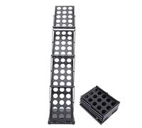 OFFSCH Présentoir à Brochures Pliable A4 Support Portable pour Rack Multifonctionnel Alliage Solide Expositions et Salons pour Brochures et Catalogues