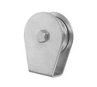 OFFSCH Pulley Wheel for Flagpole Stainless Steel Swivel Rope Hanging Traction Wire Towing Hardware Accessory Weatherproof