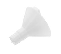 OFFSCH Raccord de tuyau de climatisation droit en plastique blanc, adapté aux unités extérieures, pour drainage et évacuation d'eau avec montage facile en milieu extérieur