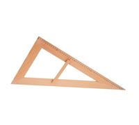 OFFSCH Règle de Mesure Bois pour Enseignants avec Poignée Pratique Grand Outil Géométrique pour Enseignement et Dessin Classe Outil Pédagogique pour Mathématiques
