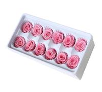 OFFSCH Rose Immortelle Fleur Préservée 3-4cm, Décorative Romantique | Bouquet de Fleurs Éternelle, Lot de S Scintillantes, Fête, Anniversaire D'ami