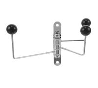 OFFSCH Rotating Wall-mounted Metal Coat Hooks With Foldable Design Space-saving Multi-hanger Rack For Coats Hats Towels Decorative Storage For Entryway Bathroom Nursery