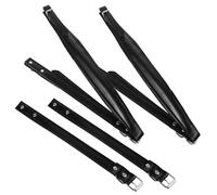 OFFSCH Sangle Accordéon en Cuir Noir pour Joueurs Débutants et Expérimentés Joueurs Débutants et Expérimentés pour Réglable Rembourrage Confortable Compatible avec Différents Types D'accordéons