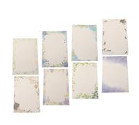 OFFSCH Set de Papeterie Vintage 8 Sets Papier à Lettres Coloré A5 pour Écrire Papier Ligné, Style Élégant et Classique, pour Écrire des Poèmes