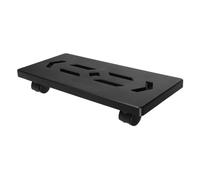 OFFSCH Support D'ordinateur Tour PC Mobile avec roulettes Pivotantes à Frein, Structure Plastique PP, Adapté pour Bureau et Sols avec Tapis, Design Moderne et Sécurisé