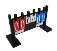 OFFSCH Tableau de Score et Grands Chiffres Clairs Structure Stable Portable en PVC pour Suivi des Scores en Football Indoor