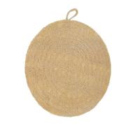 OFFSCH Tapis Vapeur Rond Fibre de Luffa Naturel Réutilisable et Pliable Tapis Cuisson Antiadhésif pour Vapeur pour Dim Sum Légumes Crustacés et Poisson pour Restaurant