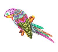 OFFSCH Toucan De Fer Panneau Décoration Murale En Rotin Ornements Pot Trousse Autocollants Guirlande Artificielle Cintres Tentures Usine Clôture Hérisson Fenêtre Porte Faux Paon Le Fer