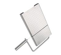 OFFSCH Trancheuse à Fromage en Acier Inoxydable Fil pour Fromage à Pâte Dure, Coupe Multifonction pour Jambon et Beurre, Planche de Découpe Échelle Précise, Usage Domestique