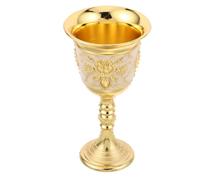 OFFSCH Verre À Vin Style Palais Calice En Métal Coupe À Vin Gobelet À Boire Calice Fait Main Coupe Décorative