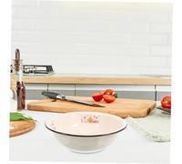 OFFSCH Vintage Bassine Cuisine Émail Rétro Bassin à Mélanger pour Pâte Design Simple et Pratique Facile à Nettoyer et Ranger Accessoire Cuisine Maison