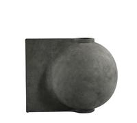 Offset Grand Vase Gris Foncé