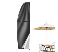 Offset Umbrella Cover, Fade-Resistant Oxford Fabric Protective Sleeve on Banana Style Patio Umbrella, Weatherproof Outdoor Canopy Shield for Balcony Backyard Porch Garden Pool Lawn Deck Parties
