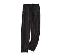 OFFSUM Bas De Pyjama pour Homme - Hommes Pantalons Vêtements De Nuit Décontracté Doux Mode Pantalon D'Été Loungewear L-4Xl Grande Taille Lâche Mince Vêtements De Nuit, 4XL