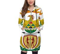 OFFSUM Veste À Capuche Pour Femme - Afrique Du Sud Drapeau National Veste De Sport Coupe-Vent D'Hiver, Manteau D'Entraînement En Plein Air Avec Poche Zippée, Vêtements D'Extérieur, Cardigans