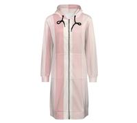 OFFSUM Veste À Capuche Pour Femme - Motif Rosemanteau Grande Taille Automne-Hiver, Sweat À Capuche, Cardigan, Mode Streetwear, Vêtements De Randonnée Coupe-Vent En Plein Air M