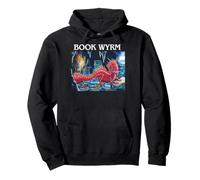 Offworld Designs Book Wyrm Funny Dragon's Lair Reading Nook Sweat à Capuche