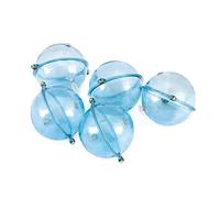 Ofggd 5 pièces/ensemble de flotteurs de pêche en plastique ABS boules d'eau balle bulle flottant Tackle Sea Fi Pêche Tubes flottants pour adultes