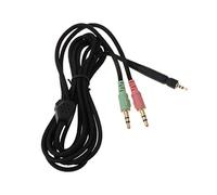 Ofggd Câble de casque de jeu amovible de rechange 3 5 mm Réduction du bruit pour G4ME GAME PC 373D PC37X GSP350 Câble de casque avec microphone