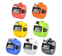 Ofggd Compteur mécanique manuel Clicker Coaching Handheld Tally 4 chiffres Compteur fiable