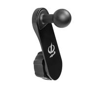 Ofggd Support de téléphone portable 17 mm Rallonge de rotule de véhicule Pince de sortie d'air pour voiture Support de téléphone et extensions de support