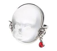 Ofggd Visage de bébé Bagues ouvertes réglables Doigts à la mode Matériau en alliage Cadeau ouvert pour les femmes Petite amie Bagues de doigt