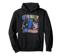 O'Fishally, garçon de 7 Ans, Funny Fishing, 7e Anniversaire Sweat à Capuche