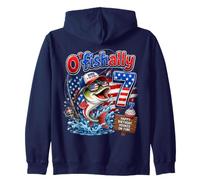 O'Fishally, garçon de 7 Ans, Funny Fishing, 7e Anniversaire Sweat à Capuche