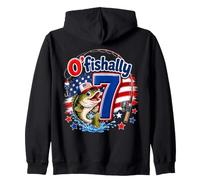 O'Fishally, garçon de 7 Ans, Funny Fishing, 7e Anniversaire Sweat à Capuche