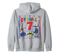 O'Fishally, garçon de 7 Ans, Funny Fishing, 7e Anniversaire Sweat à Capuche