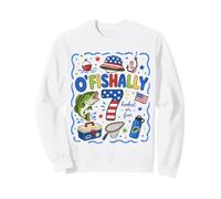 O'Fishally, garçon de 7 Ans, Funny Fishing, 7e Anniversaire Sweatshirt