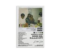 OFITIN Kendrick Poster - Couverture de l'album Lamar « Good Kid, Maad City » pour chambre esthétique, art mural décoratif, 30 x 45 cm