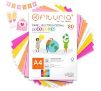 OFITURIA Feuilles Colorées A4 80gr, 1000 Feuilles - Papier (Romantique)