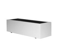 OFITURIA Jardinera para Exterior Grande Rectangular con Ruedas Macetero para Plantas Artificiales Apto para Parques y Jardines