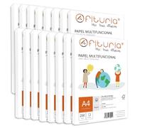 OFITURIA Lot de feuilles A4 de 80 g avec 4000 feuilles blanches, papier multifonction pour l'école et les environnements de travail. Idéal pour imprimantes laser (4000feuilles)
