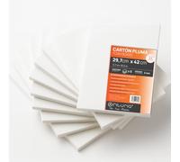 OFITURIA Panneau de Mousse Blanc A3 Adhésif (29.7x42 cm) Pack 6 u, Plaque de Polystyrène Expansé Léger et Rigide, Foamboard Polyvalent Facile à Couper, Idéal pour Bricolage et Maquettes, 5 mm