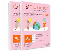 Ofituria - Papier A5 100g 500 Feuilles Blanches Multifonction | Idéal pour un Usage Scolaire et Professionnel. Imprimantes laser, à jet d'encre ou photocopieuses