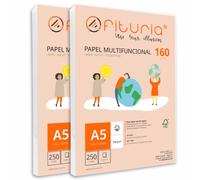 Ofituria - Papier A5 160g 500 Feuilles Blanches Multifonction | Idéal pour un Usage Scolaire et Professionnel. Imprimantes laser, à jet d'encre ou photocopieuses
